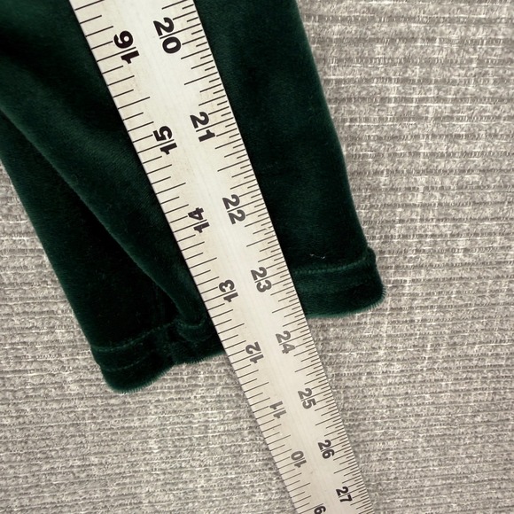 Coldwater Creek Velvet Long Sleeve Maxi Dress Emerald Green Women Sz M Cotgage - Picture 10 of 11